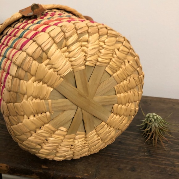 Vintage Colorful Basket Purse - Picture 8 of 8